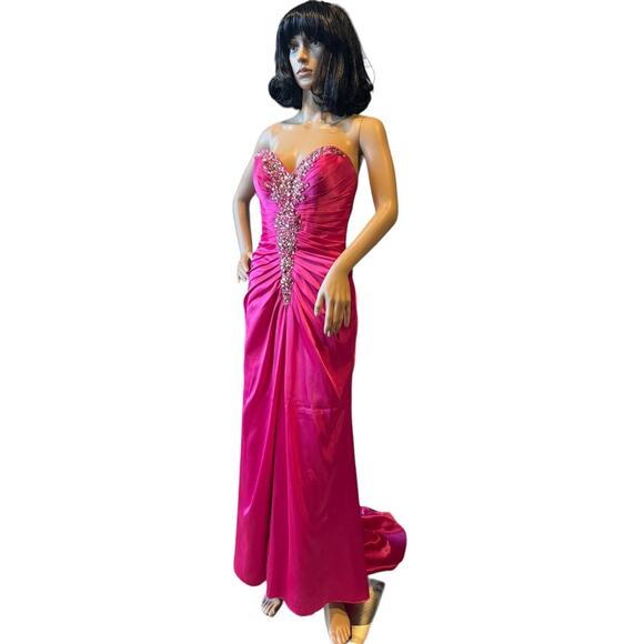 FLIRT PROM BY MAGGIE SOTERRO P4556 in Pink Royal size 4 - Picture 2 of 16